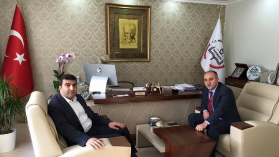 İlçe Emniyet Müdürü Sn. Murat ÇETİNER Müdürlüğümüzü Ziyaret Etti.