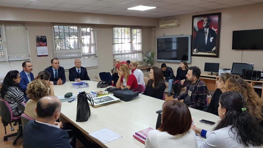 İlçe Milli Eğitim Müdürümüz Sn.Emrullah Aydın, Sabri Çalışkan Anadolu Lisesi'ni ziyaret etti