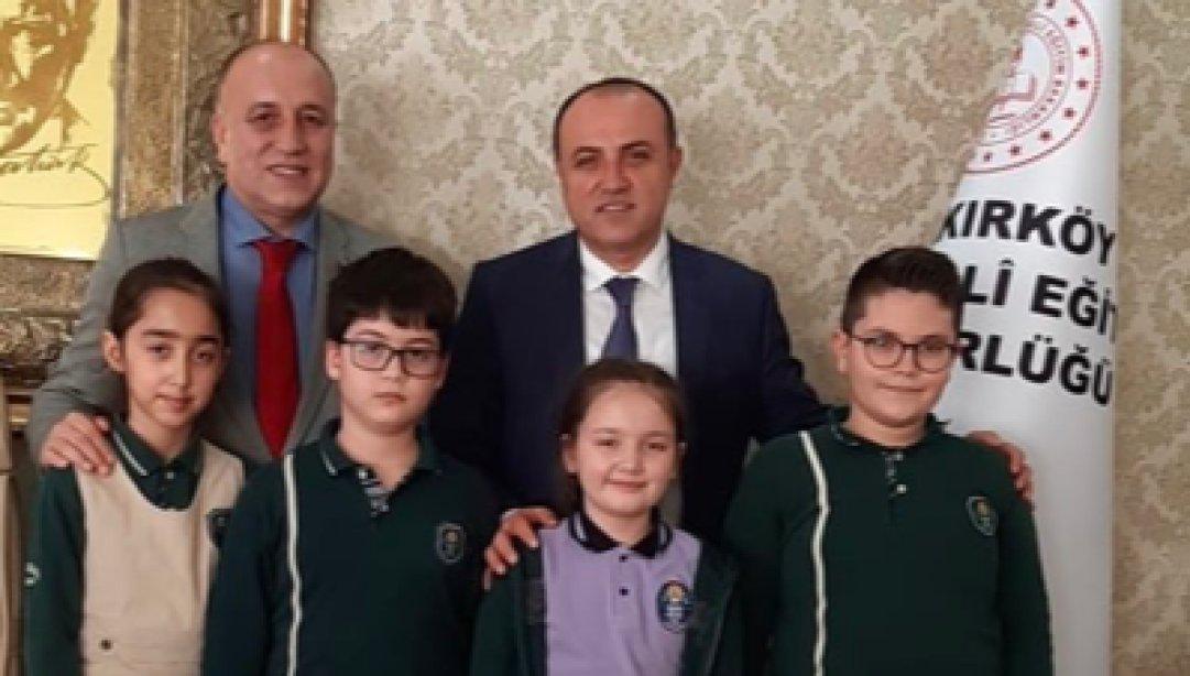 Murat Kölük İlkokulu Öğrencileri Sn.Emrullah Aydın'ı Ziyaret Etti