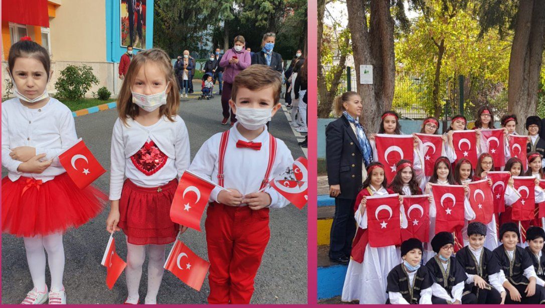 Okullarımızdan 29 Ekim Cumhuriyet Bayramı Töreninden Kareler  