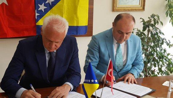 Müdürlüğümüz ve Bosna Hersek The Una-Sana Kantonu arasında işbirliği protokolü