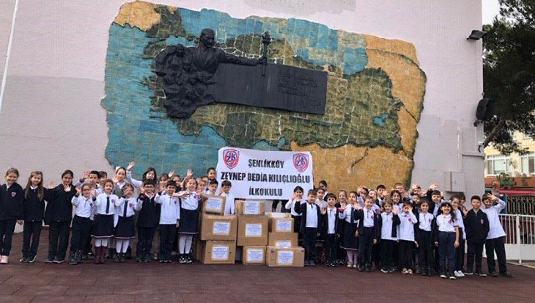 Zeynep Bedia Kılıçlıoğlu İlkokulu'ndan Elazığ'a Yardım