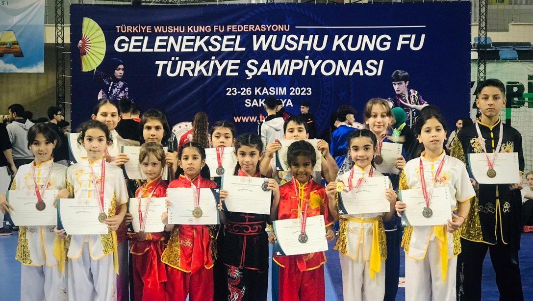 Türkiye Wushu Şampiyonasından Öğrencilerimiz Derece Aldı